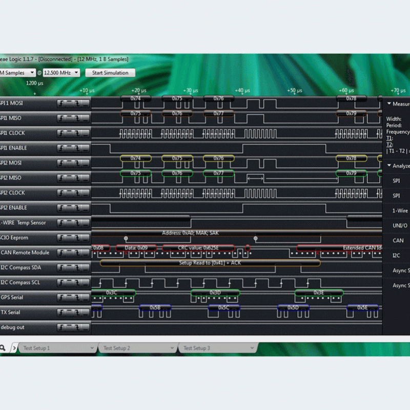 Logic Analyzer Saleae 24MHz اتقان الالكترونية