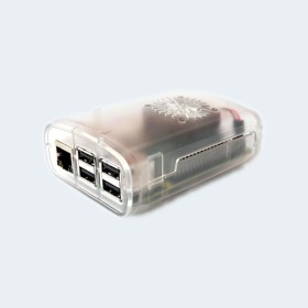 علبة شفافة للراسبيري باي 3 بمكان مخصص للمروحة