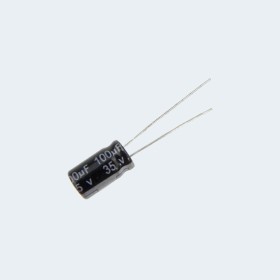 مكثف 100ميكرو فاراد 35 فولت الكتروليتي Capacitor 100uf / 35v Electrolytic