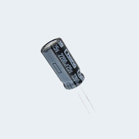مكثف 2200 ميكرو فاراد 25 فولت الكتروليتي Capacitor 2200uf / 25v Electrolytic