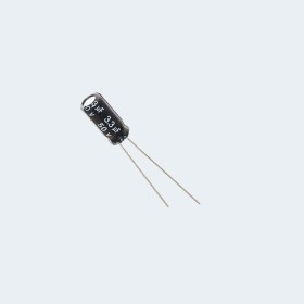 مكثف 3.3 ميكرو فاراد 50 فولت الكتروليتي Capacitor 3.3uf / 50v Electrolytic