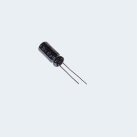 مكثف 47 ميكرو فاراد 25 فولت الكتروليتي Capacitor 47uf / 25v Electrolytic