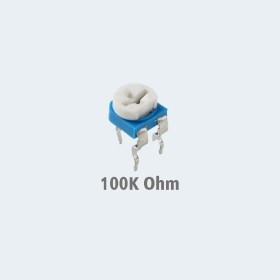 Single Turn Potentiometer 100K Ohm Preset (104)