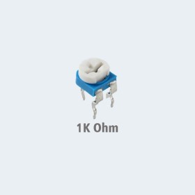 Single Turn Potentiometer 1K ohm Preset (102)