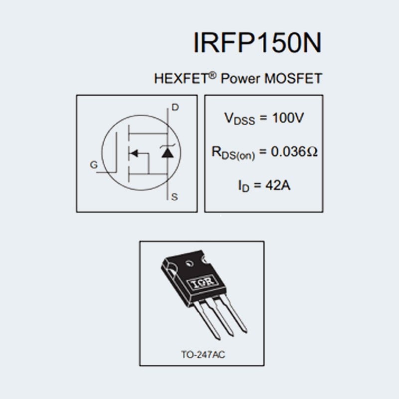 Irfp260n схема включения