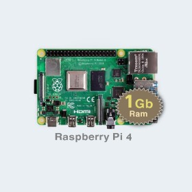 Raspberry Pi 4 Board- 1Gb Ram
