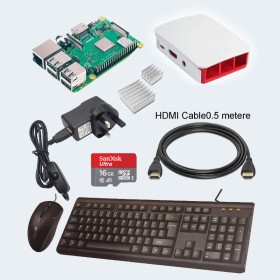 كت راسبيري باي 3 موديل بي مع كيبورد وماوس باسلاك