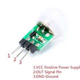 حساس حركة الانسان يعمل بالاشعة تحت الحمراء AM312 Mini Infrared Human Motion Sensor