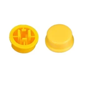push button switch cover Yellow