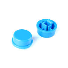 push button switch cover blue