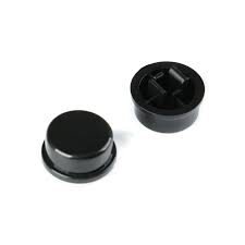 push button switch cover black
