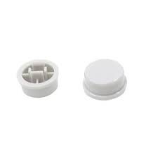 push button switch cover white