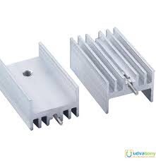 Heatsink Silver TO-220 for transistor or Regulator 10*15*20 MM