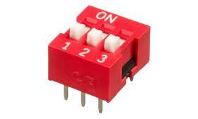 DIP SWITCH-  3 SWITCHES