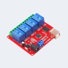 USB Relay Module (4) Channel Programmable Computer Control