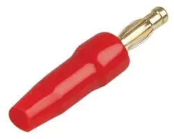 banana male connector 4mm banana plug lantern type _Male connector _red