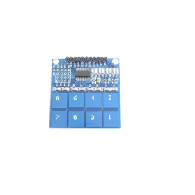 Touch Switch Module Keypad 2*4 وحدة مصفوفة مفاتيح تعمل باللمس