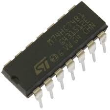 74hc74 Dual D-type flip-flop with set and reset positive-edge 7474