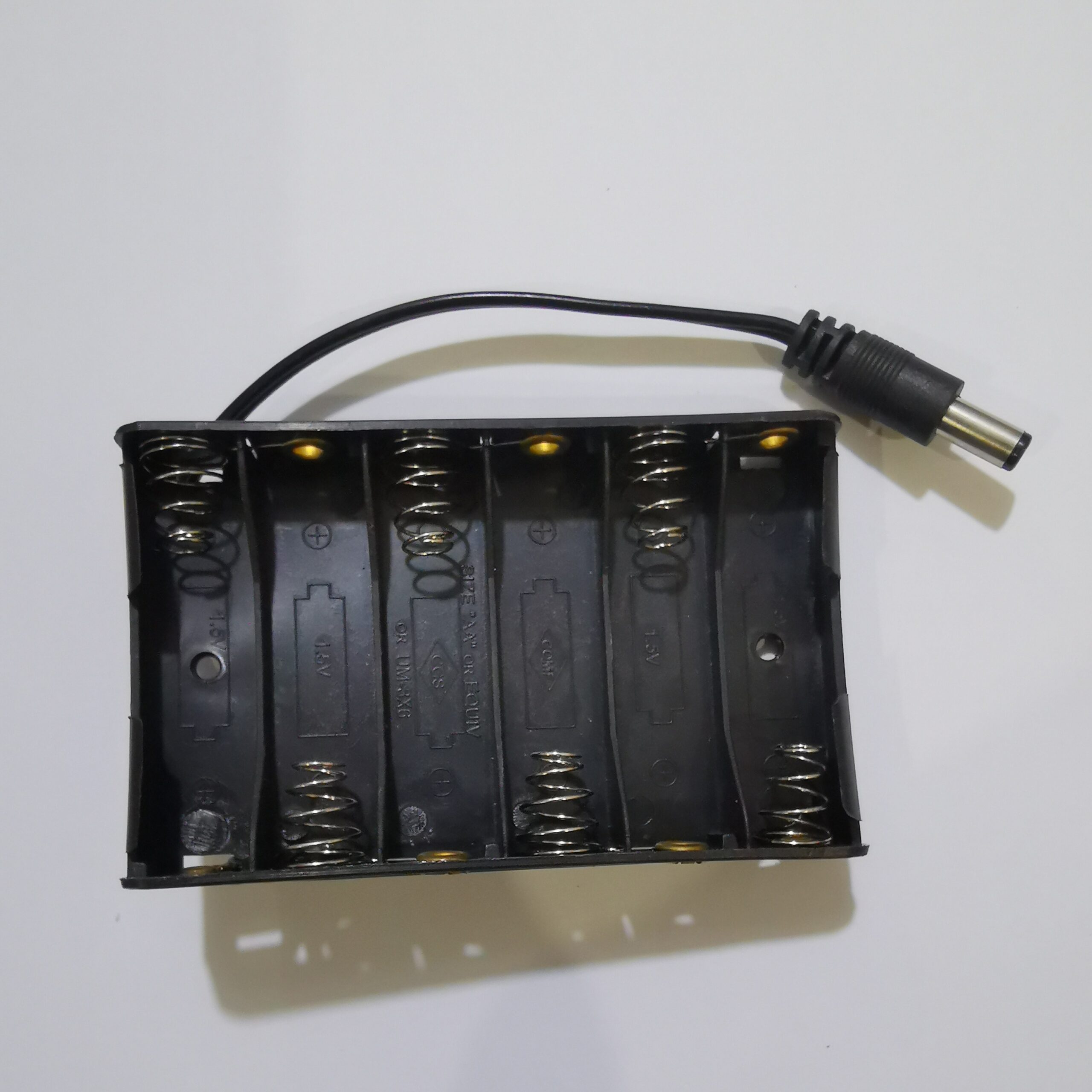 oznorWO Holder Battery for 6 Battery AA with Plug connector - الصورة 1