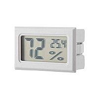 حساس لقياس لدرجة الحرارة ونسبة الرطوبة بشاشة (أبيض) – Digital Temperature & Humidity Meter LCD (White)