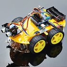 Multi-function( Bluetooth - Remote -Ultrasonic) 4WD Robot Car Kits - مجسم سيارة  متعدد التحكم (بلوتوث - ريموت - التراسونيك)