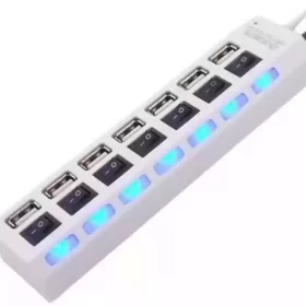 USB 2.0 HUB_7 Switches موزع بيانات نوع ايه متعدد المنافذ 7