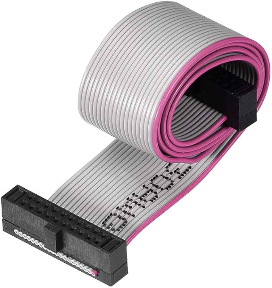20P FC Gray Ribbon Cable /2*10 20pin 30cm - الصورة 1