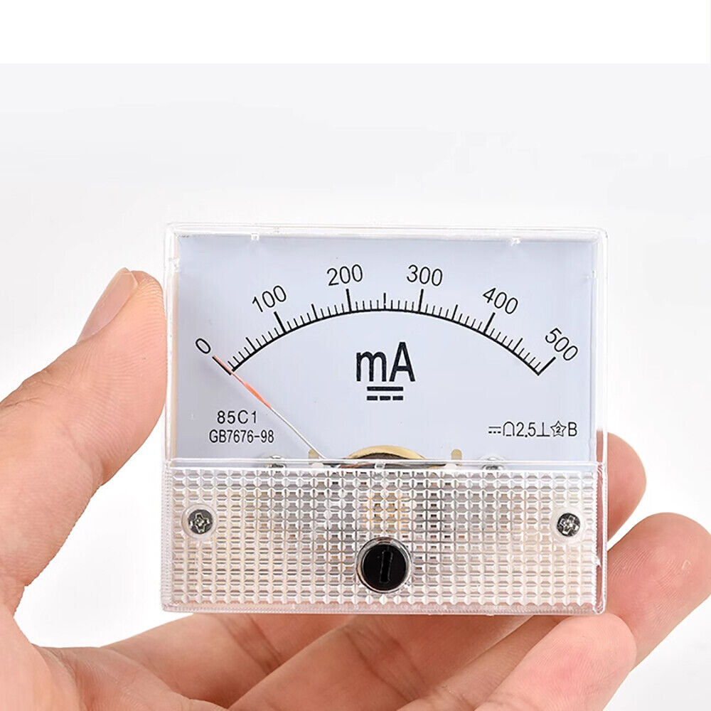 s-l1200 85C1-500mA Analog Current Meter - الصورة 1